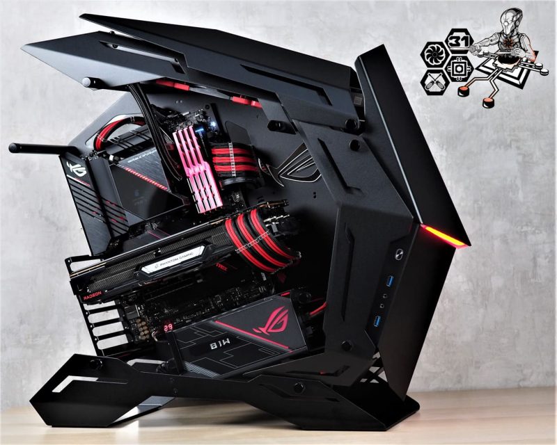 Montage client effectué avec le configurateur PC Hadware31 dans un JONSBO MOD3