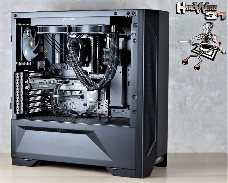 Montage client effectué avec le configurateur PC Hadware31 dans un LIAN LI LANCOOL II