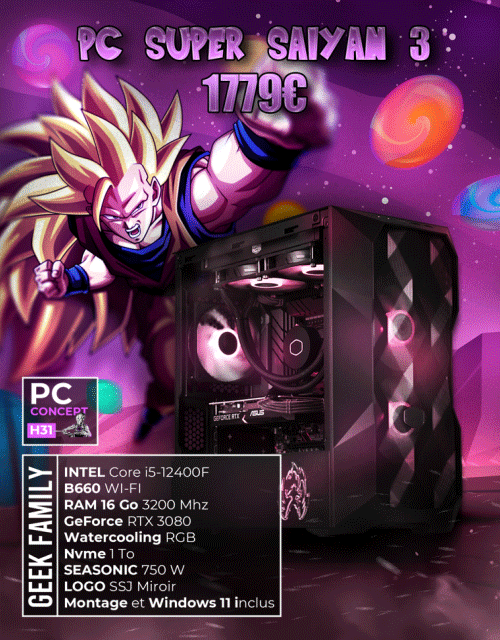 PC Super Saiyan 3 par Hardware31