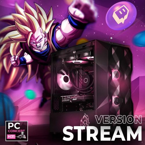 PC Super Saiyan 3 Stream Edition par Hardware31
