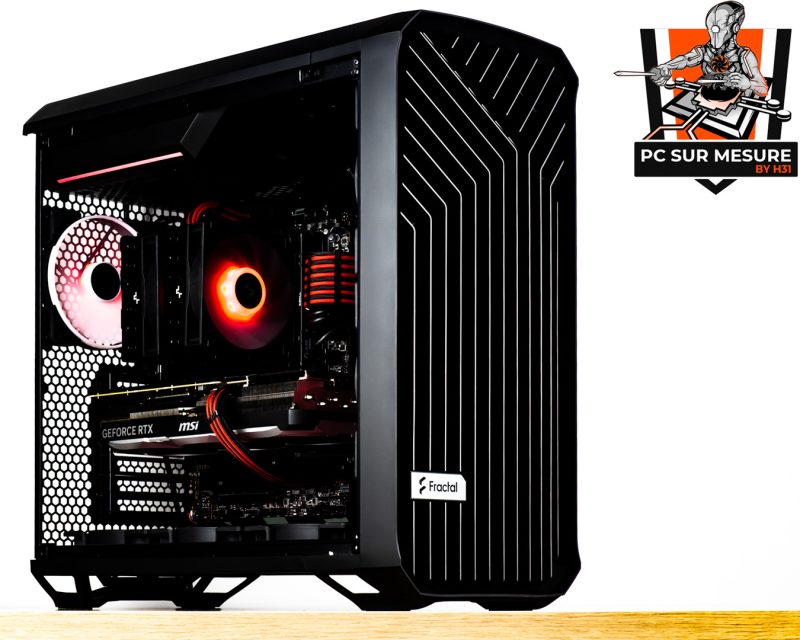 Montage dans un FRACTAL DESIGN Torrent d'un PC sur mesure client effectué avec le configurateur PC Hadware31