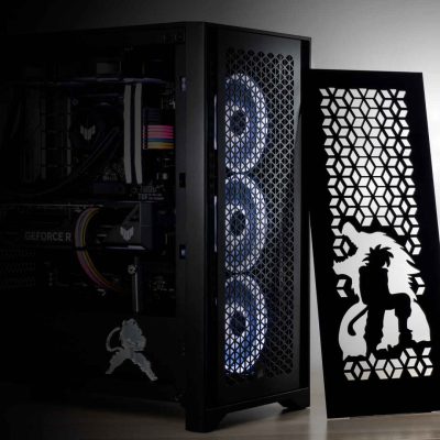 Façade du PC Super Saiyan 4 par Hardware31