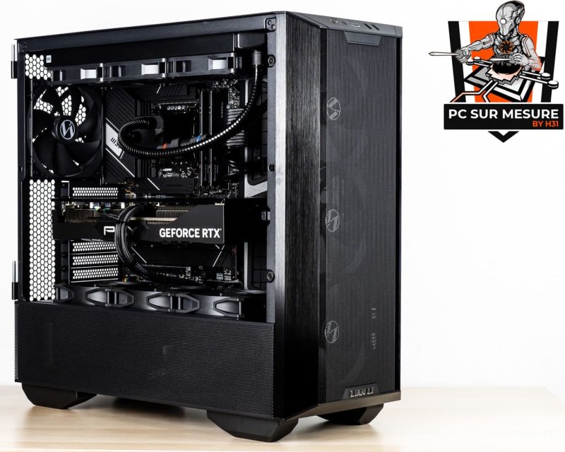 Montage dans un LIAN LI LANCOOL III d'un PC sur mesure client effectué avec le configurateur PC Hadware31