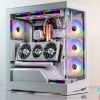 PC aquarium Silurus en full white de la gamme H31 Top Budget monté dans PHANTEKS NV5