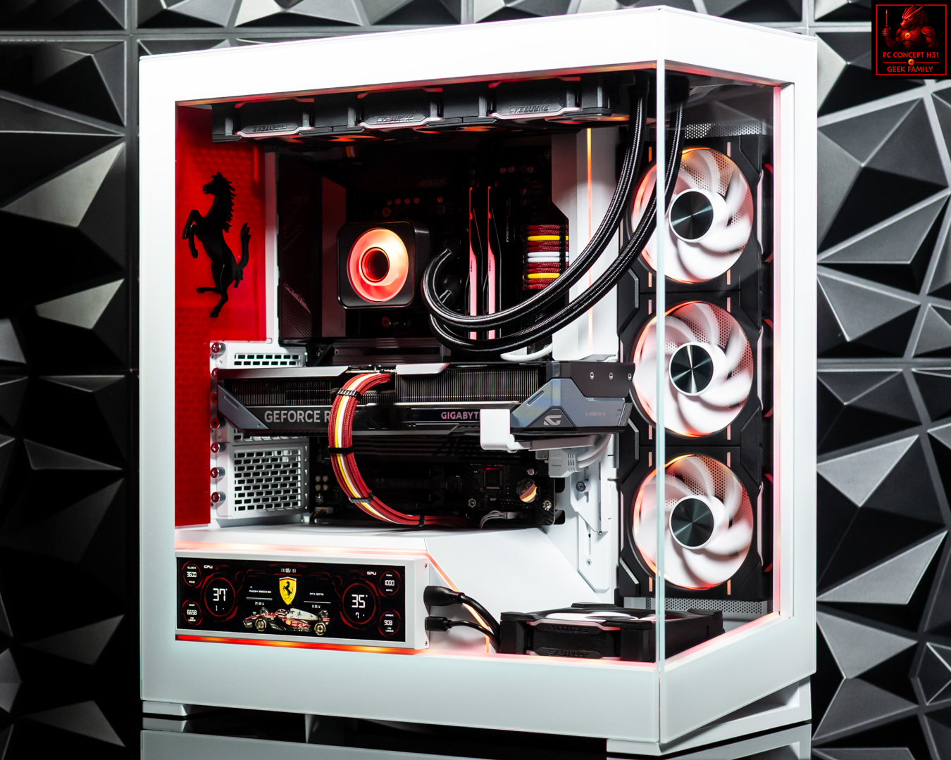 PC RDV au 1er virage Ferrari Monza25