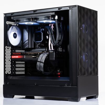 PC POP H31 Green Edition dans un FRACTAL DESIGN POP AIR avec Ryzen 5 7700 et RX 7800 XT