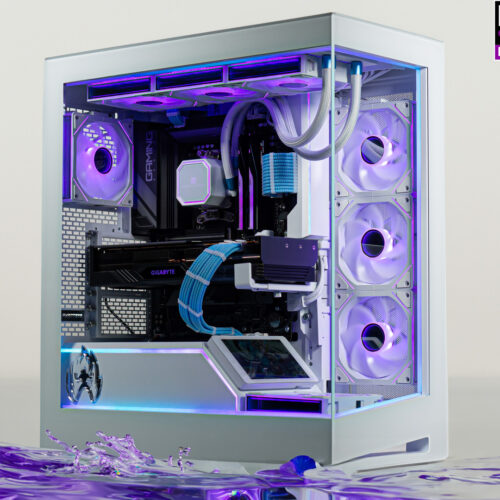 PC Gohan SSJ2 Purple&Blue par Hardware31