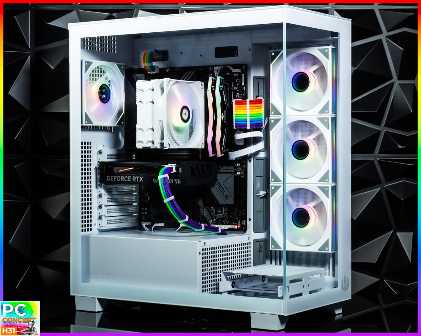 PC Vision ABLETTE AM5 Rainbow de la gamme H31 Opti Budget par Hardware31